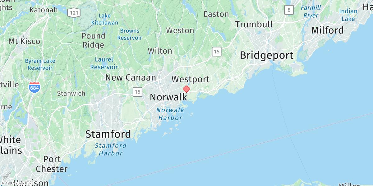 Map of Saugatuck, Saugatuck River