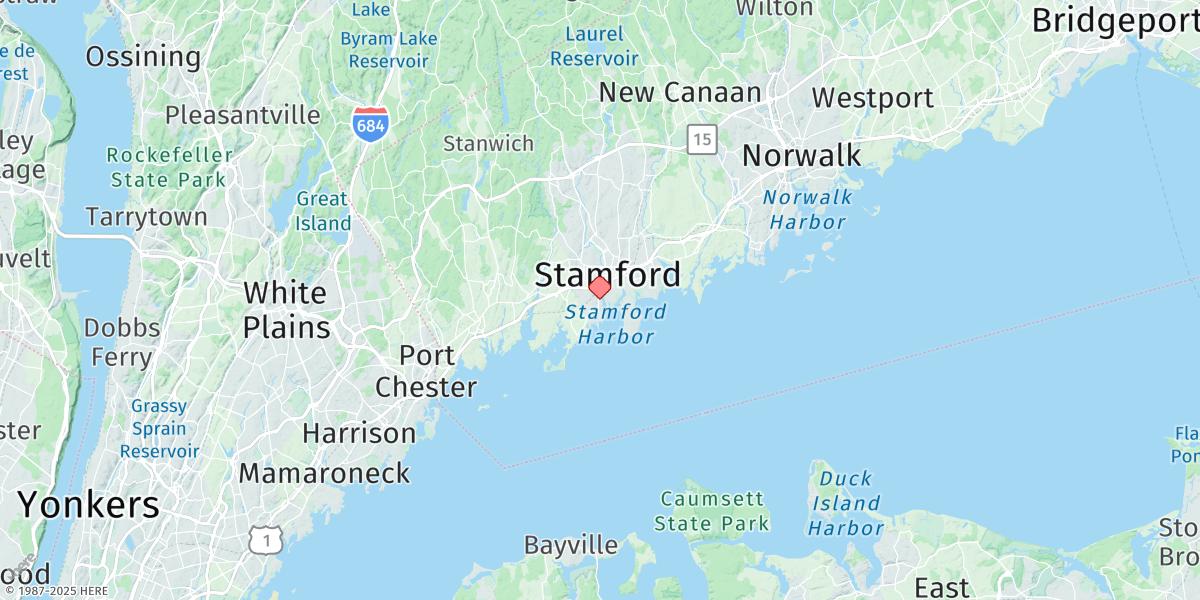Map of Stamford