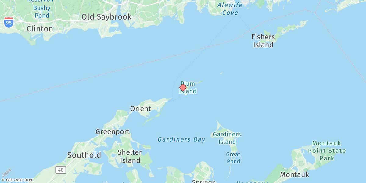 Map of Plum Gut Harbor, Plum Island