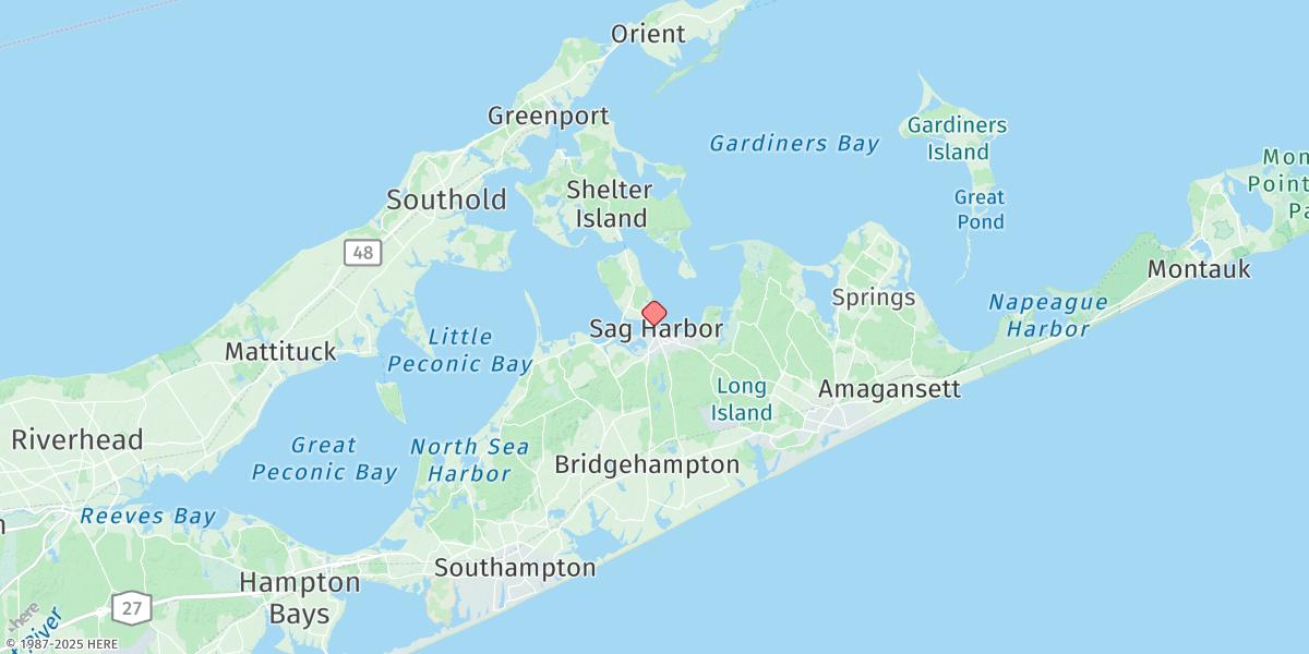 Map of Sag Harbor