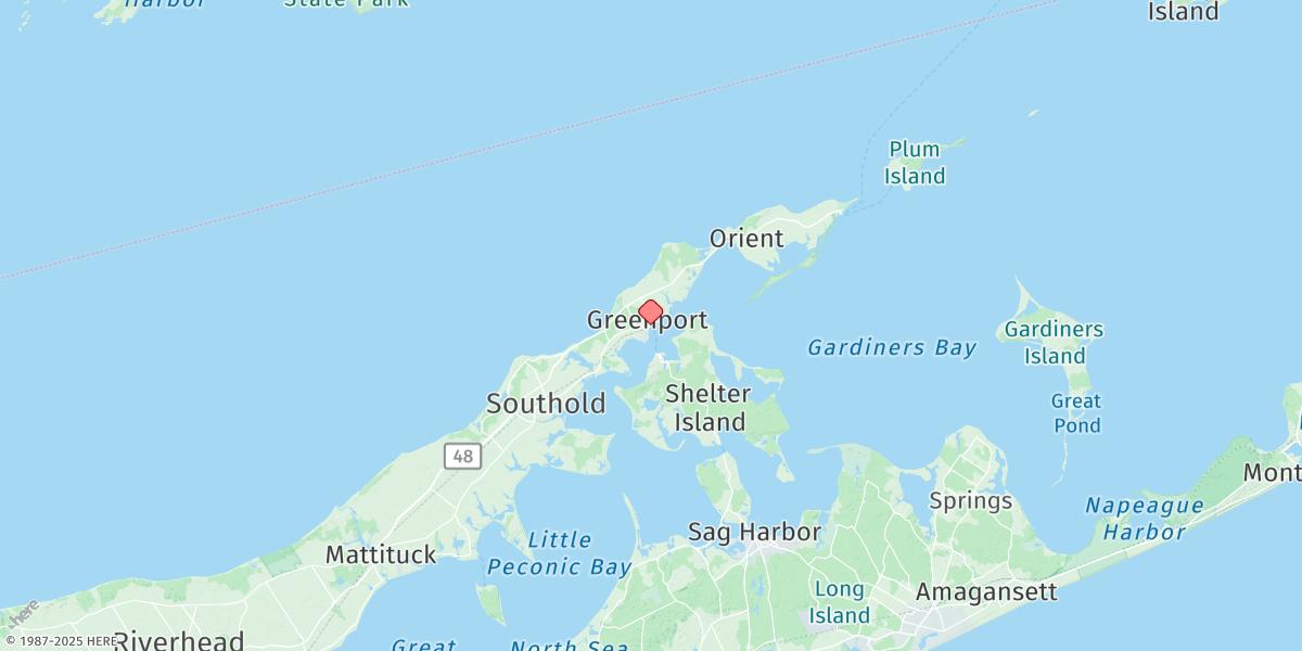 Map of Greenport