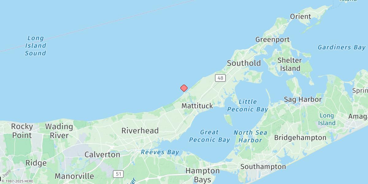 Map of Mattituck Inlet