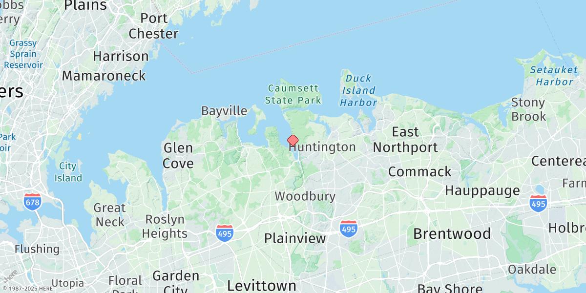 Map of Cold Spring Harbor