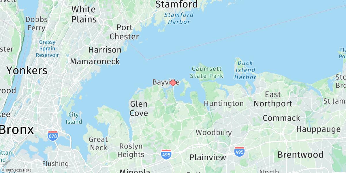 Map of Bayville Bridge