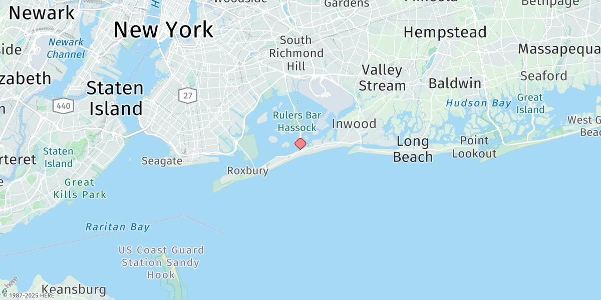 Map of Beach Channel (Bridge)