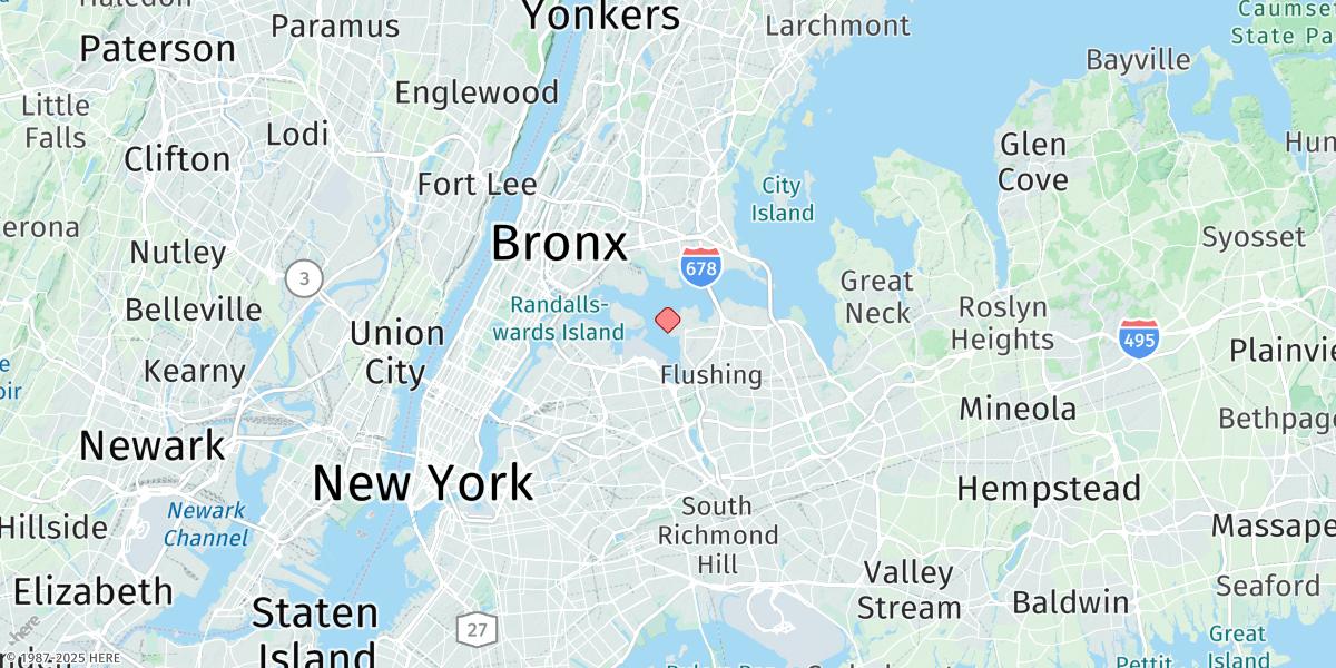 Map of College Point, Flushing Bay