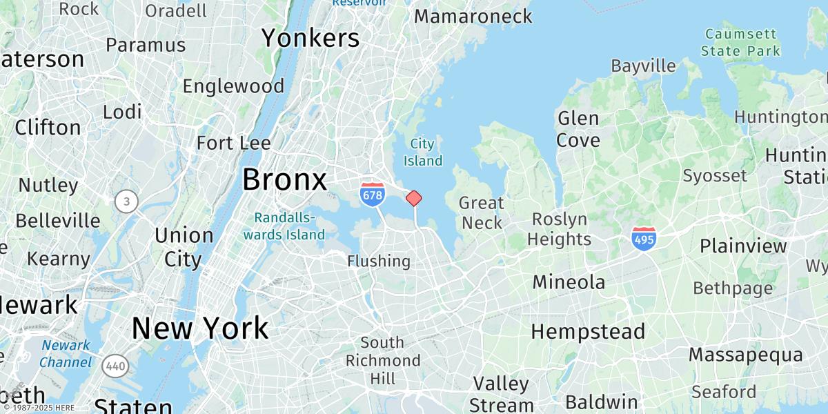 Map of Throgs Neck, Fort Schuyler