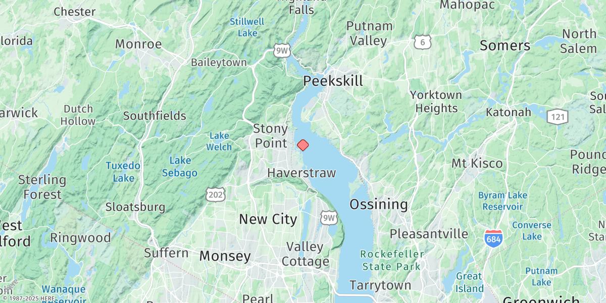 Map of Haverstraw