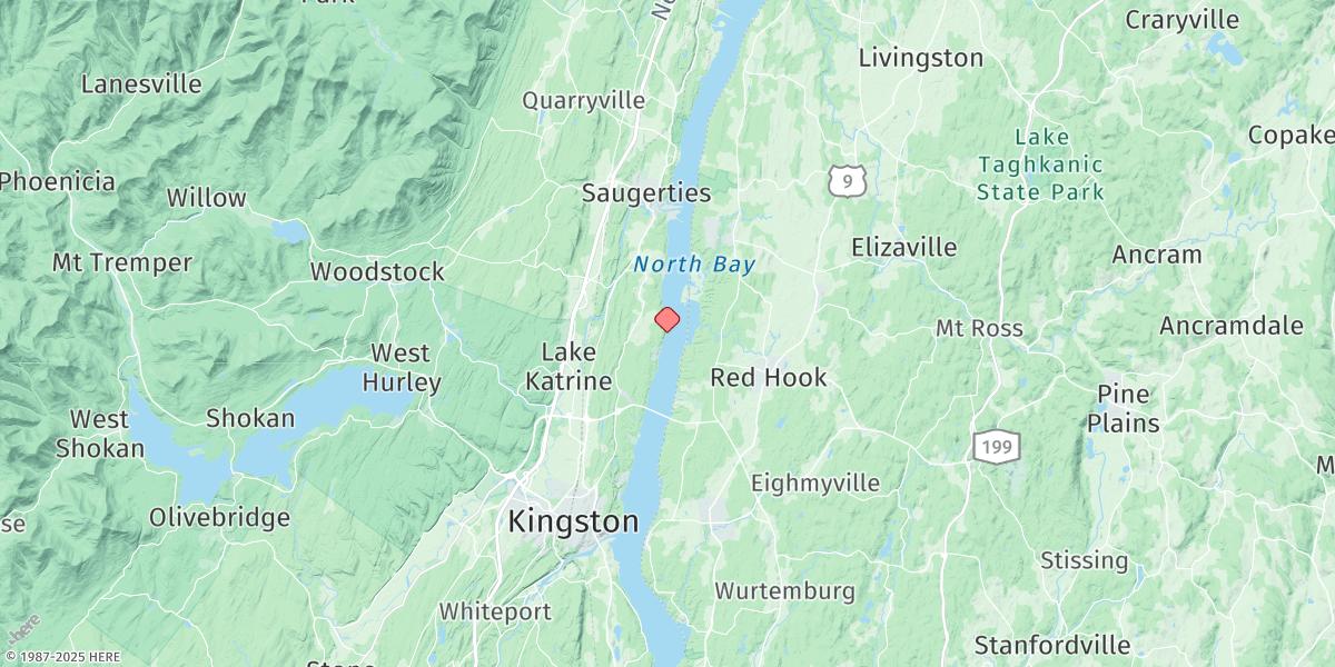 Map of Turkey Point, Hudson River