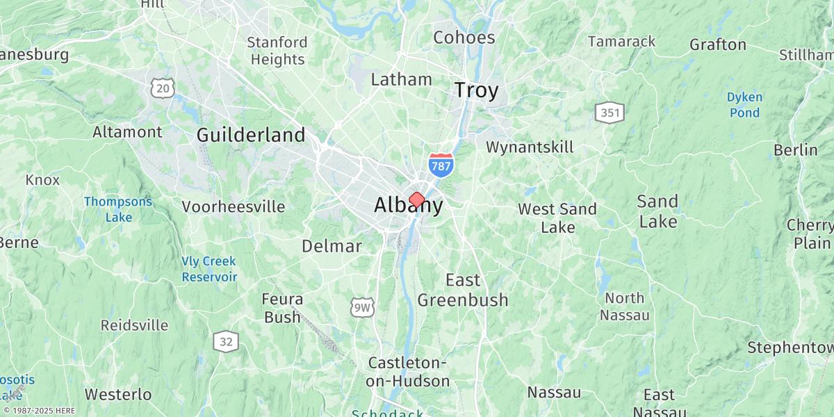 Map of Albany