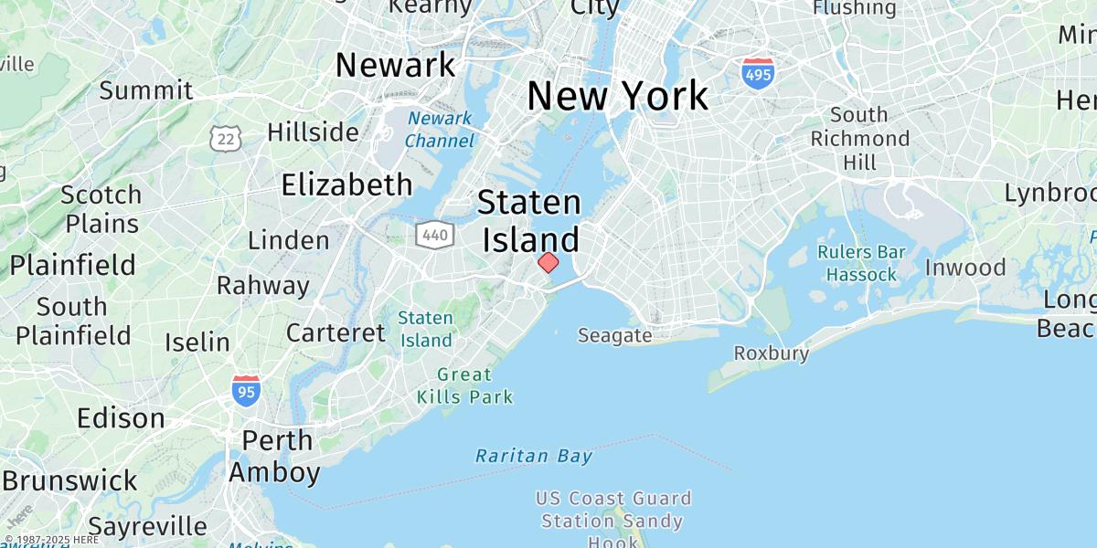 Map of Uscg Station Ny