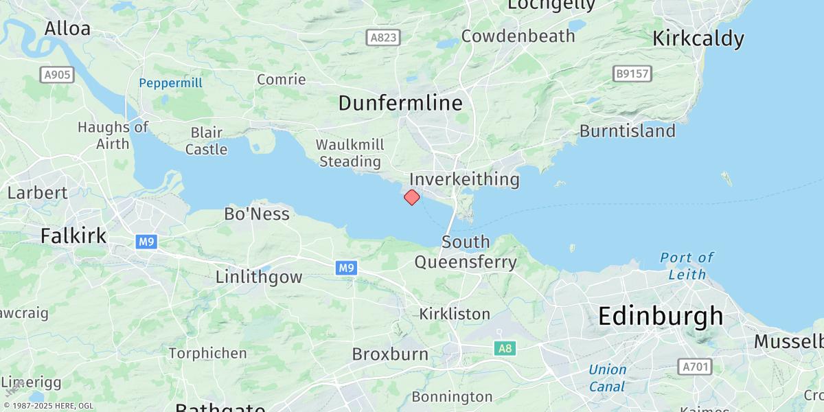 Map of Rosyth