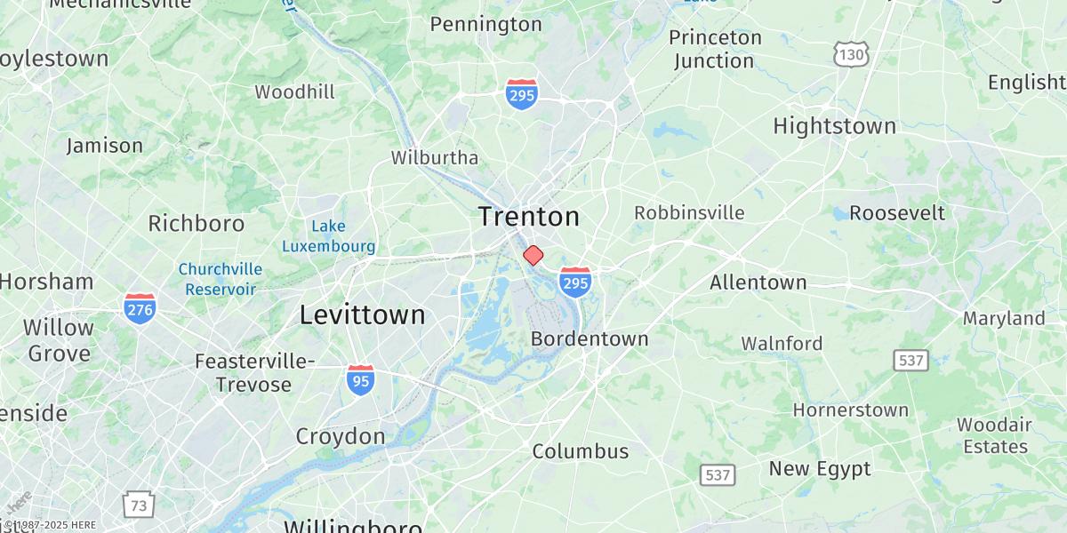 Map of Trenton, N.j.