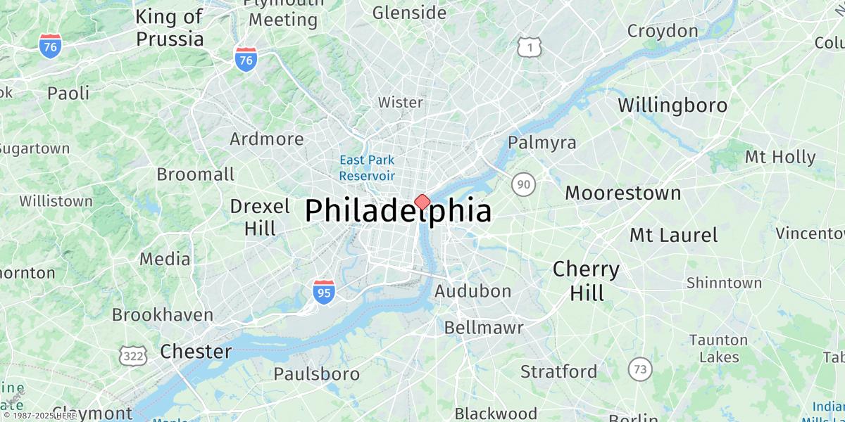 Map of Philadelphia, Municipal Pier 11, Pa.