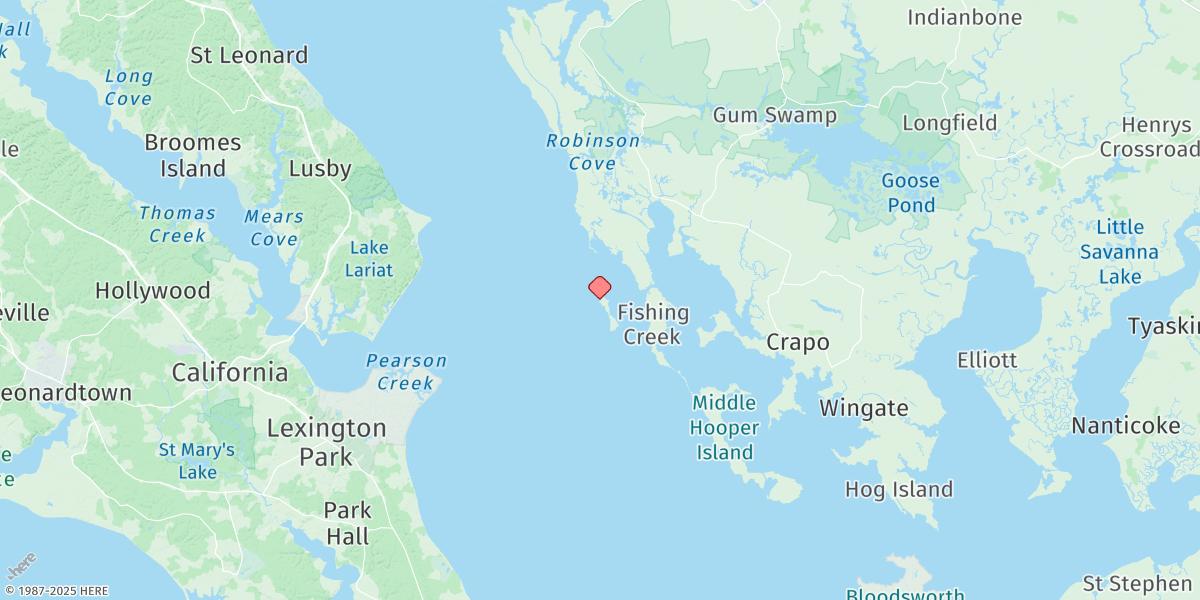 Map of Barren Island