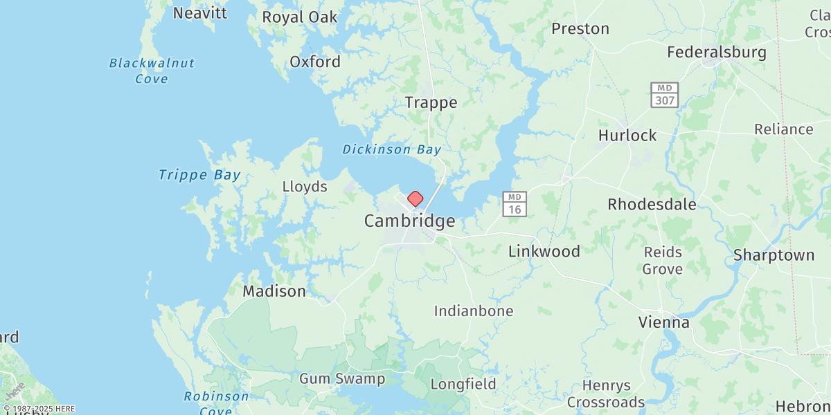Map of Cambridge