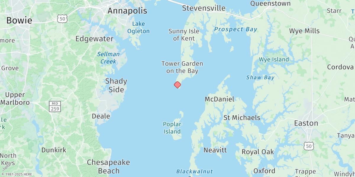 Map of Kent Point Marina