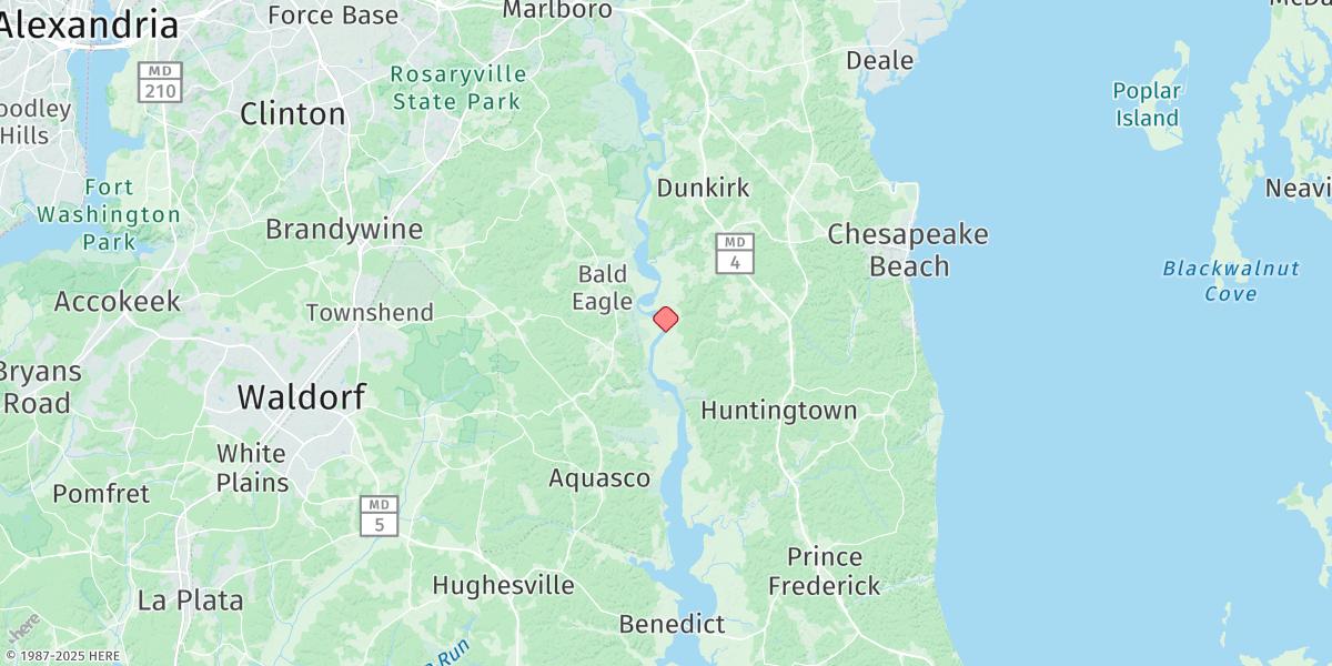 Map of Lower Marlboro
