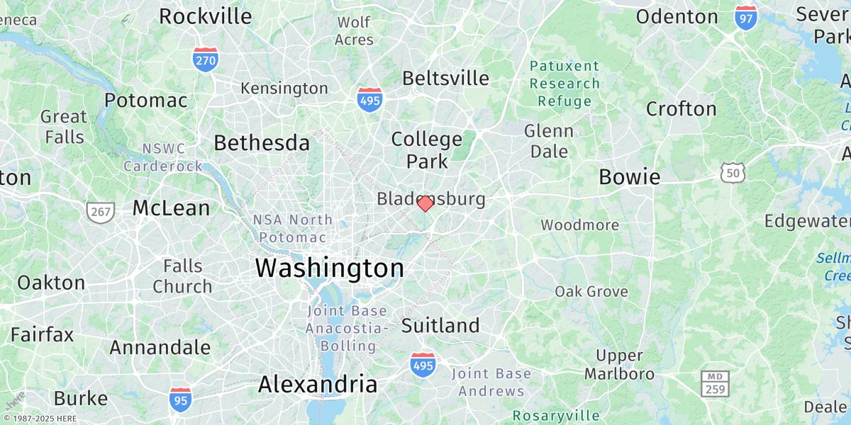Map of Bladensburg, Md.