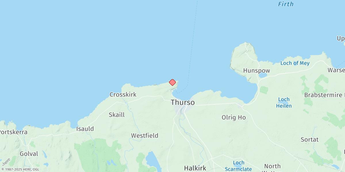 Map of Scrabster