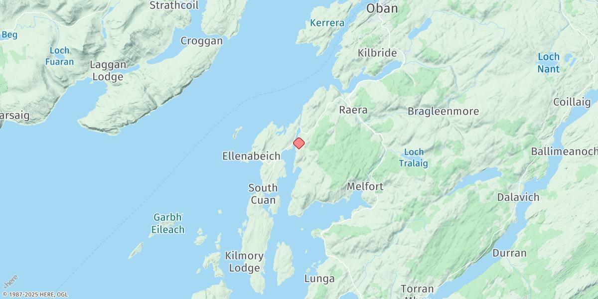 Map of Seil Sound