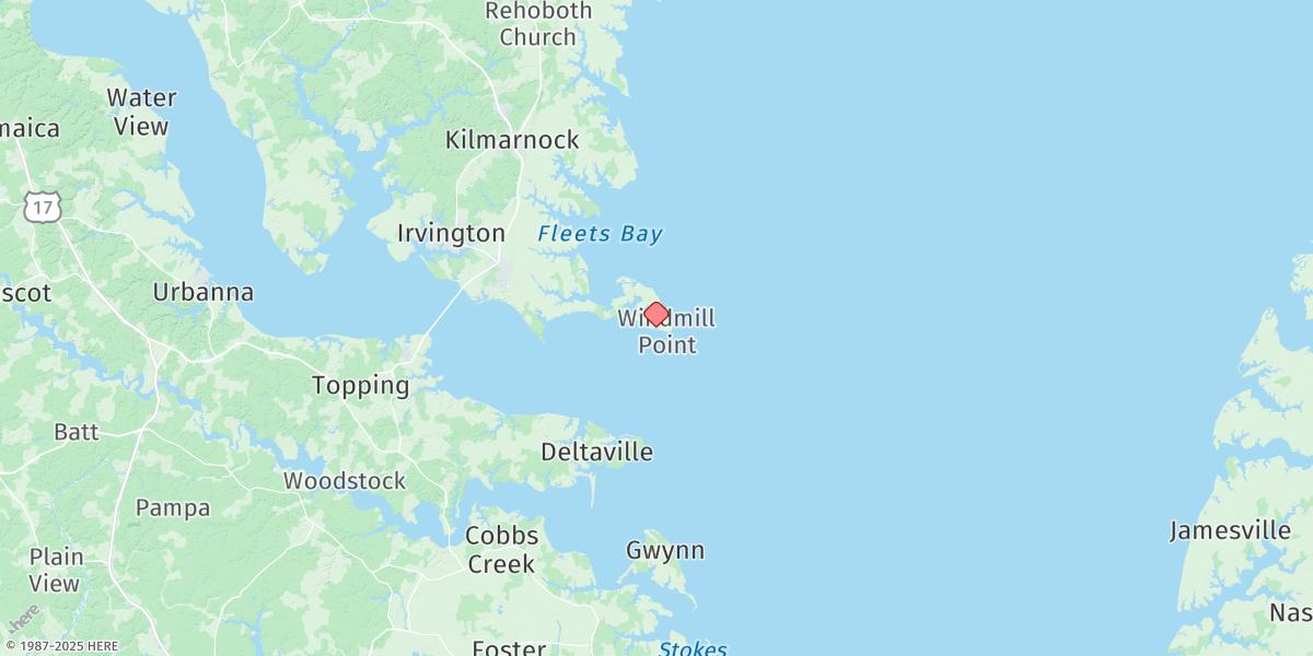 Map of Windmill Point
