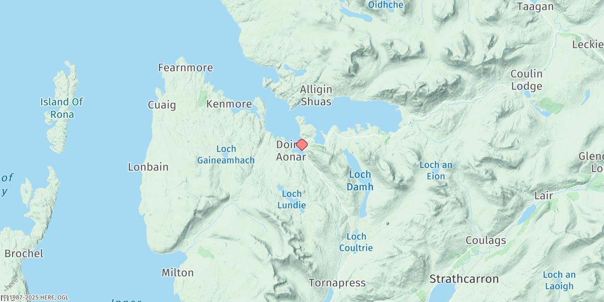 Map of Shieldaig