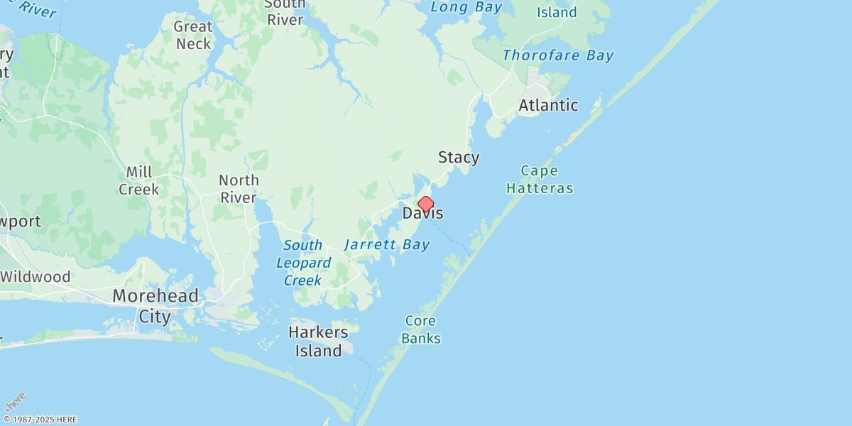 Map of Davis, Core Sound