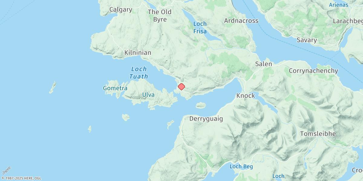 Map of Sound Of Ulva