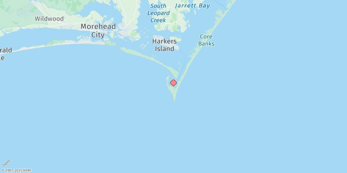 Map of Cape Lookout Bight