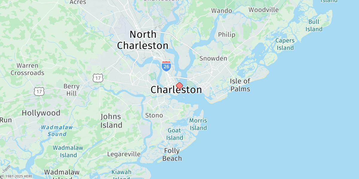 Map of Charleston (Customhouse Wharf)