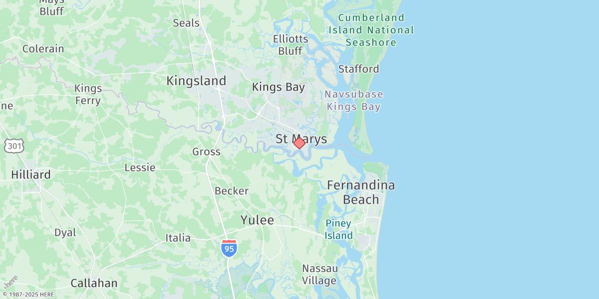 Map of St. Marys