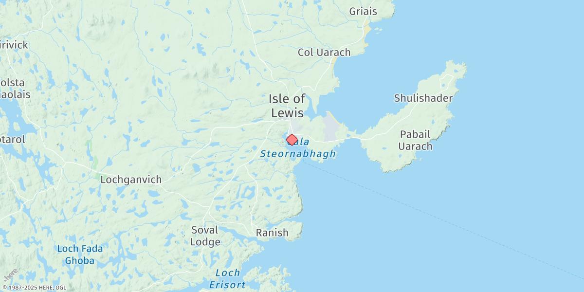 Map of Stornoway