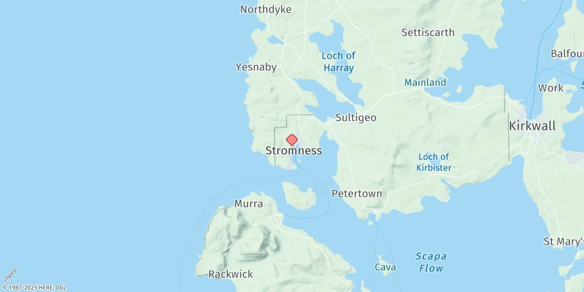 Map of Stromness