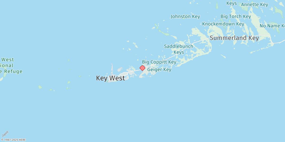 Map of Boca Chica Marina