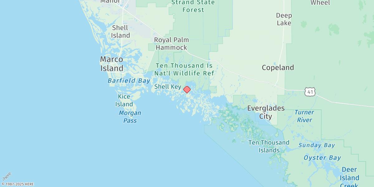 Map of Pumpkin Bay