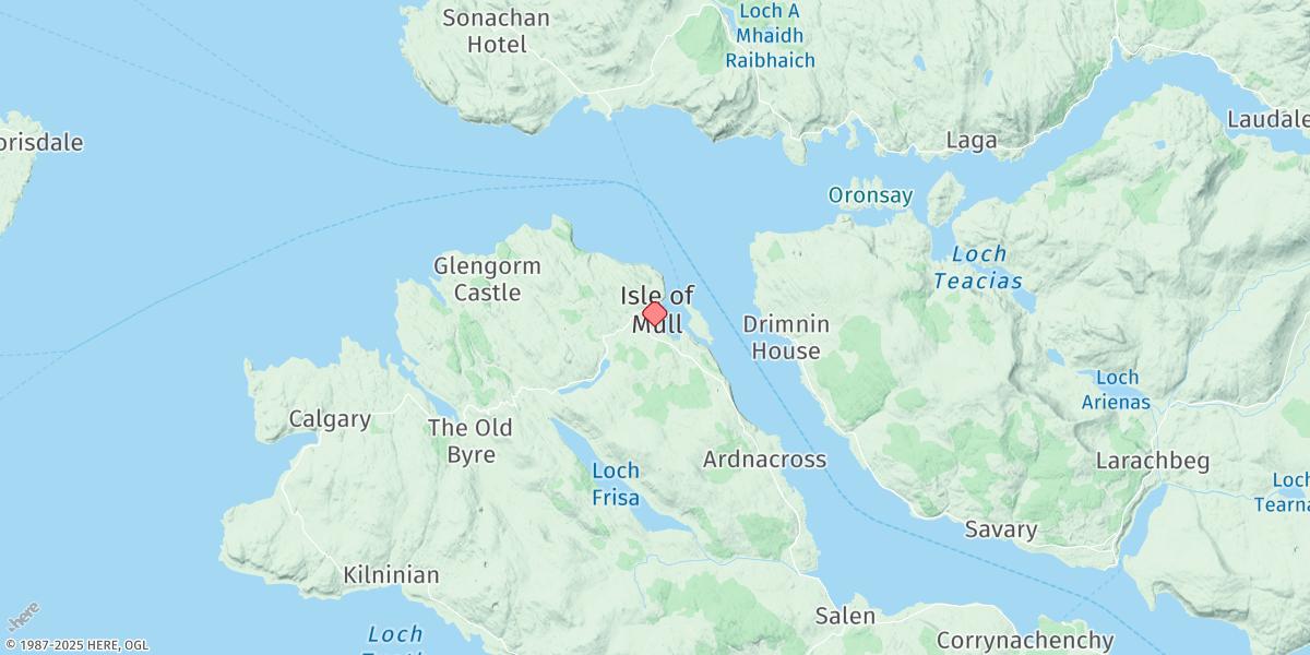 Map of Tobermory