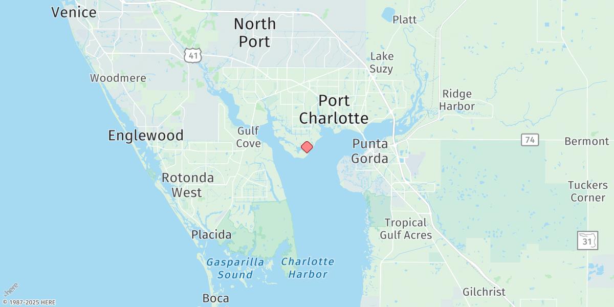 Map of Locust Point, Hog Island
