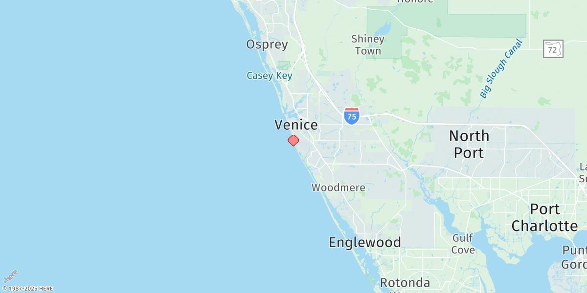 Map of Venice Municipal Airport