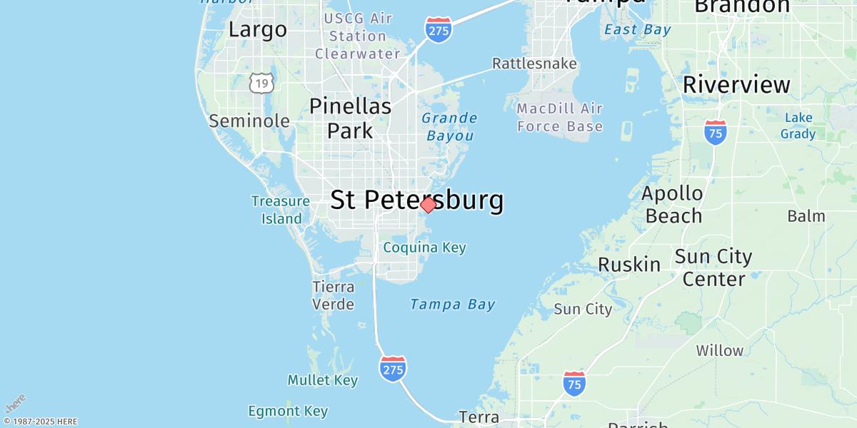 Map of St. Petersburg