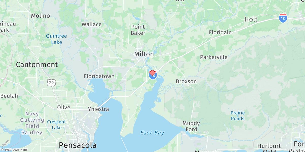 Map of Shield Point, Blackwater River