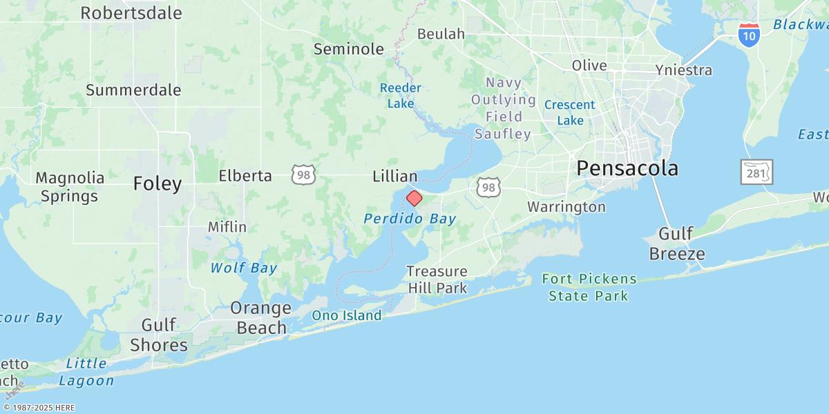 Map of Blue Angels Park