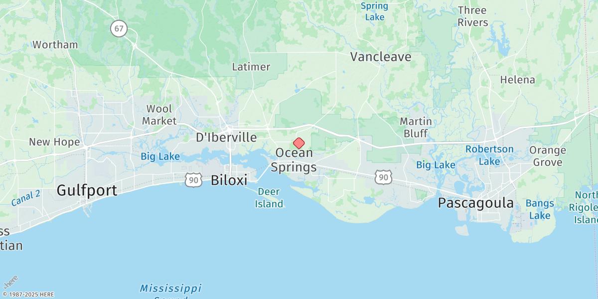 Map of Bayou Talla (Back Bay)