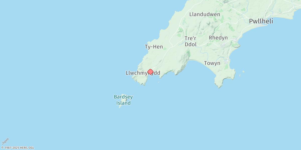 Map of Aberdaron