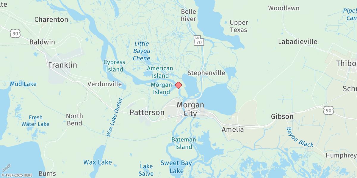 Map of Stouts Pass At Six Mile Lake