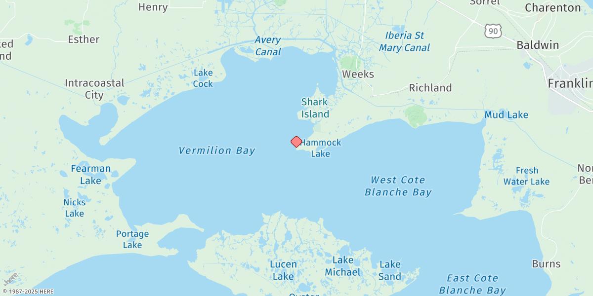 Map of Cypremort Point