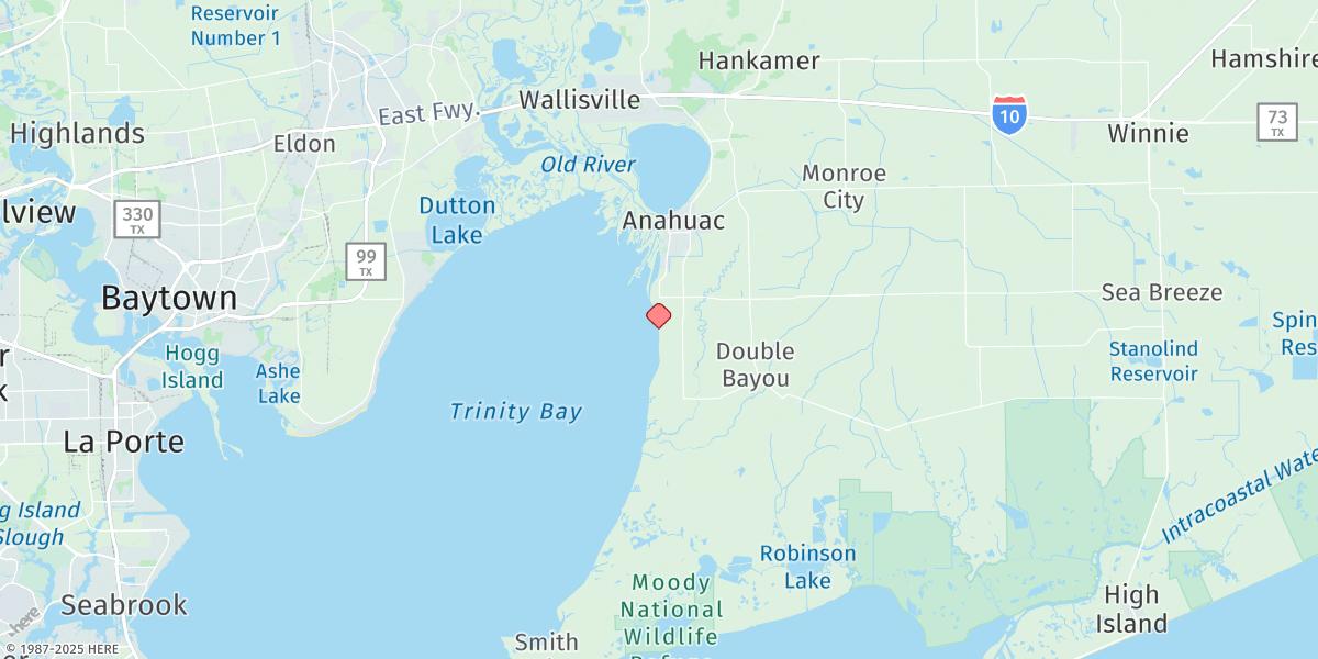 Map of Round Point, Trinity Bay