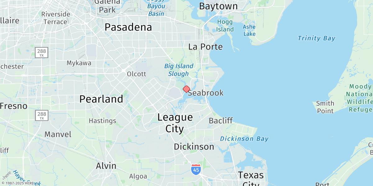 Map of Clear Lake