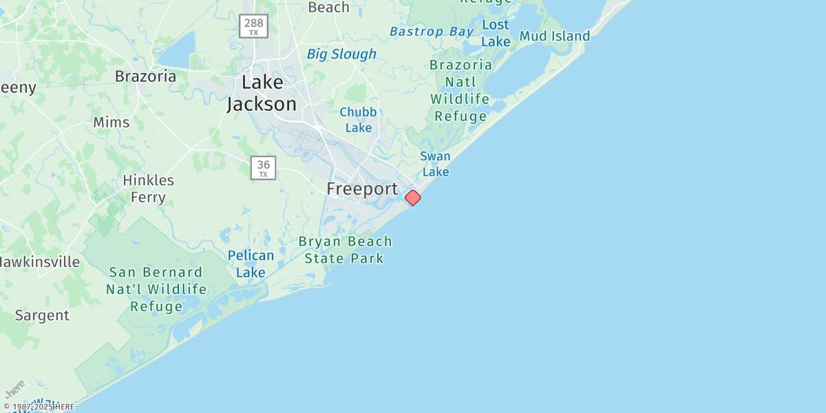Map of Freeport Spip (Ocean)