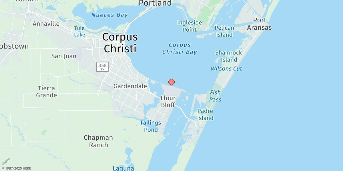 Map of Naval Air Station